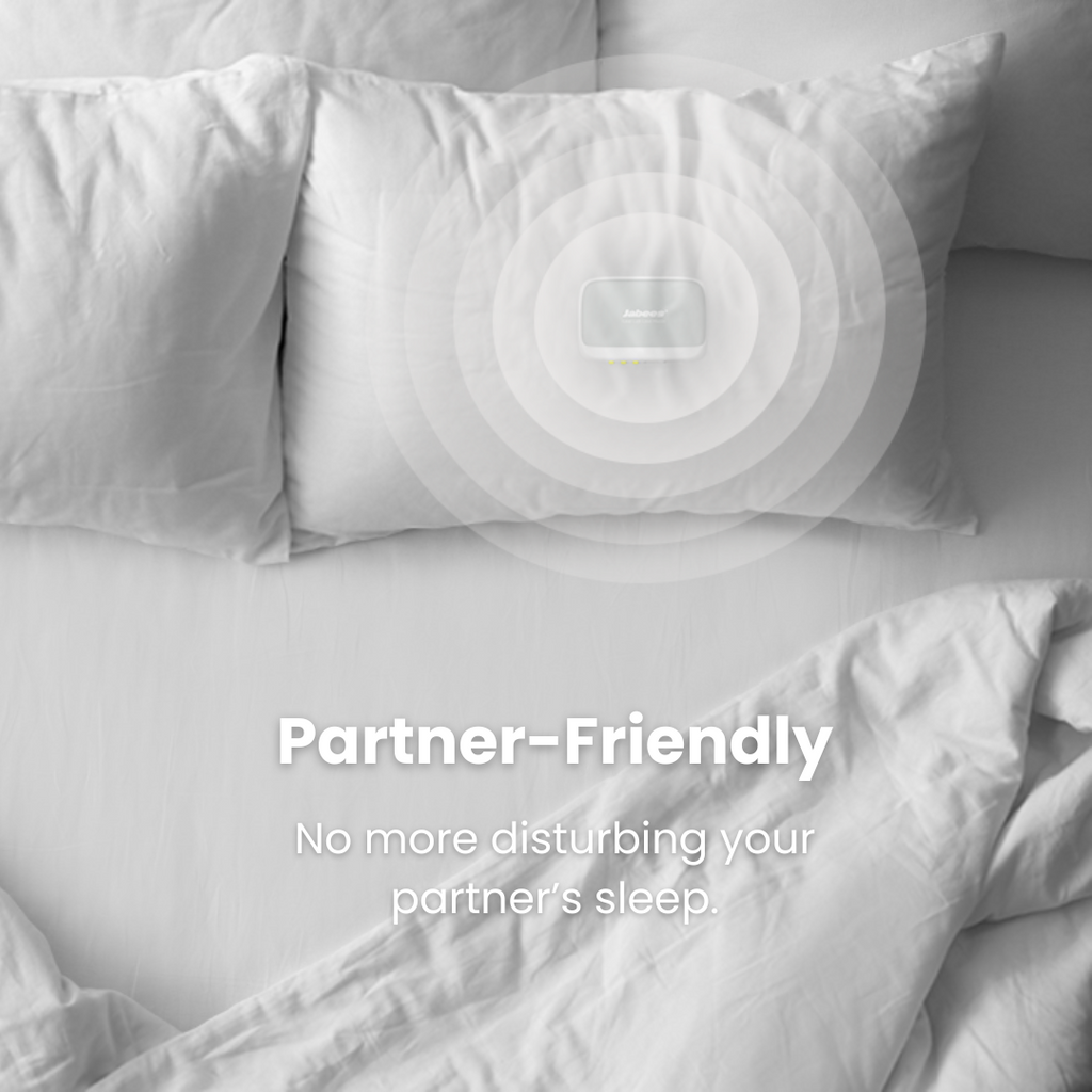 Jabees PEACE Pillow Speaker - Ultra-Thin Bone Conduction Sleep Speaker for Comfortable and Healthy Bedtime Audio