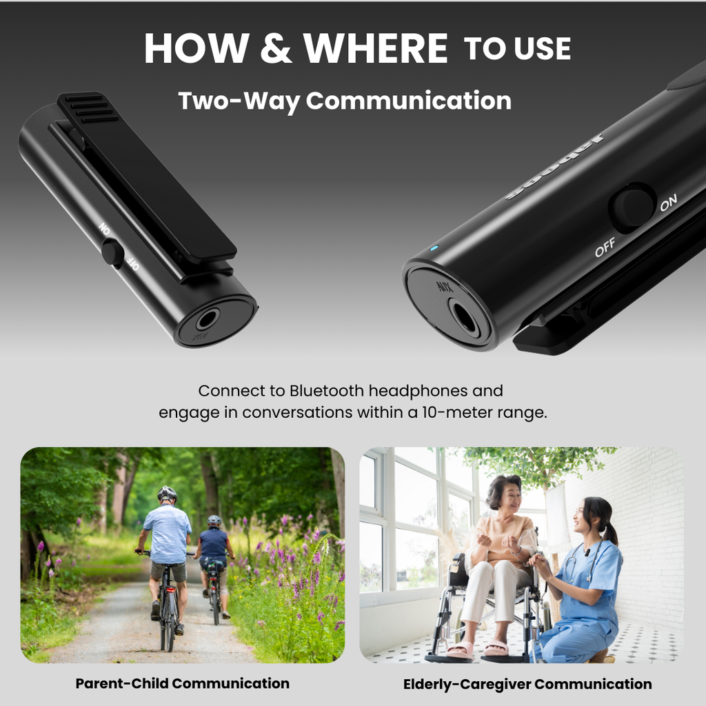 HearLink 3-In-1 Bluetooth Microphone A Cost-Effective Alternative to BAHA Device for HOH