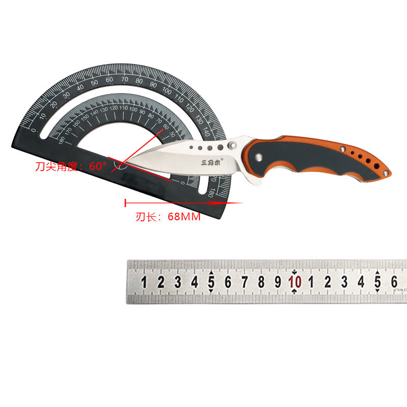 Bushcraft Pocket Knife for men Tactical Folding Knives with 12C27 steel