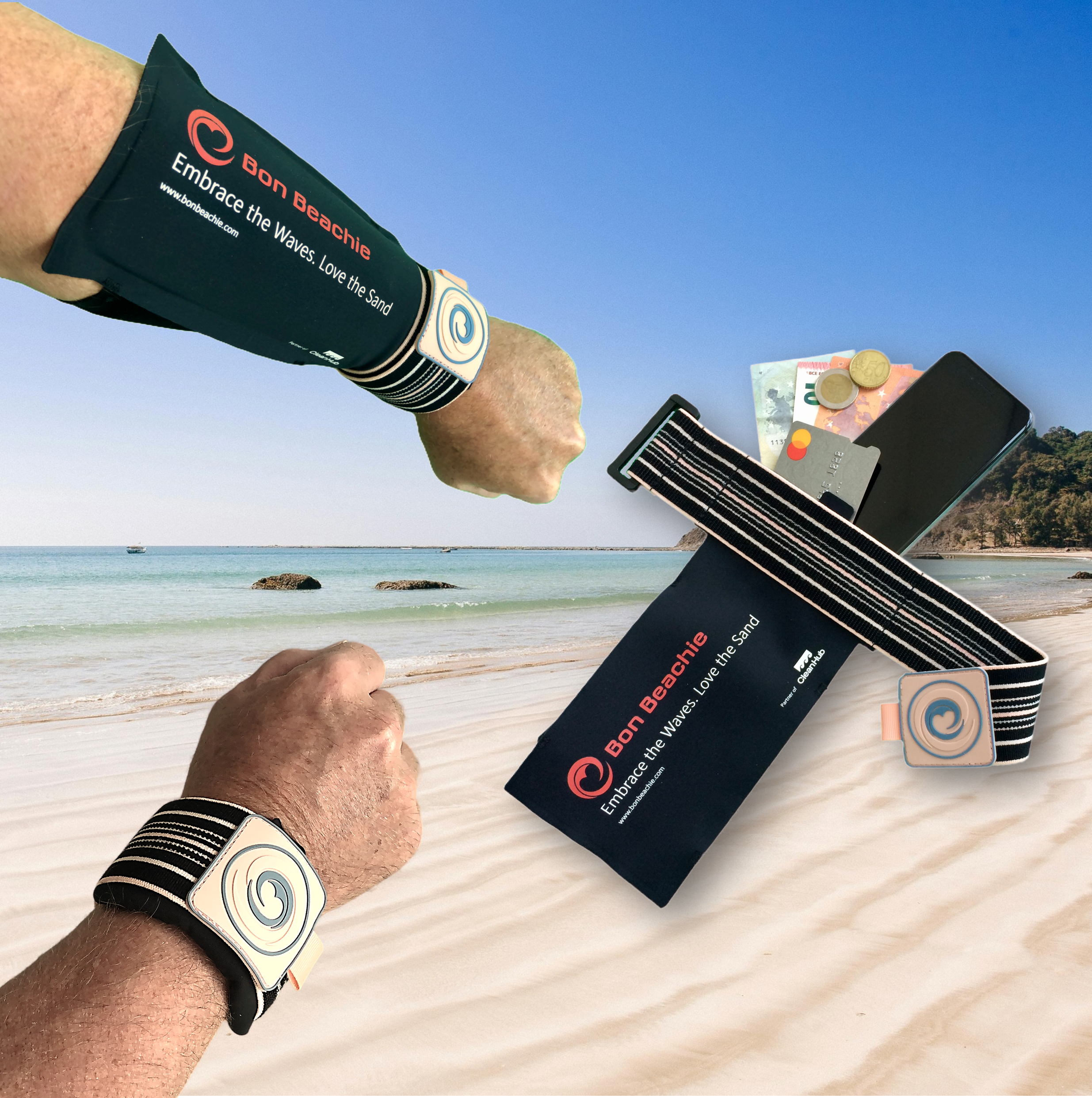 The Watertight Wristband Phone Pouch - Limited introductory offer: $9.95/unit (min 10 pcs) - stock ready now!